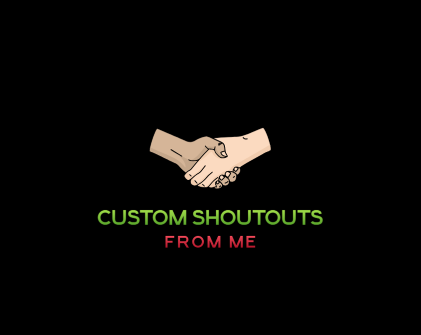 Screenshot or logo for CUSTOM SHOUTOUTS - ANYWHERE by p0NDENUSH (SOCIAL) by p0NDENUSH