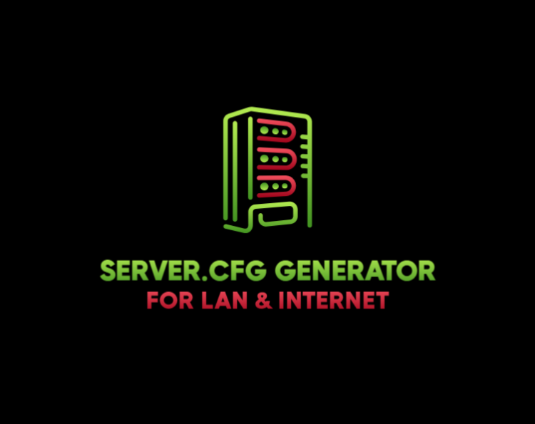Screenshot or logo for CS 1.6 SERVER.CFG GENERATOR by p0NDENUSH (FOR INTERNET & LAN) by p0NDENUSH
