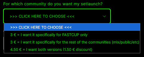MY CS 1.6 SET LAUNCH OPTIONS by p0NDENUSH - product screenshot