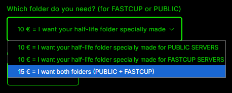 [1.06] MY CS 1.6 HALF-LIFE FOLDERS FOR FASTCUP AND PUBLIC SERVERS - 16.12.25 by p0NDENUSH (MY FULL IN-GAME SETTINGS)