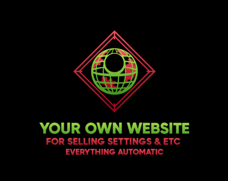 [1.002] YOUR OWN WEBSITE FOR SELLING SETTINGS & ETC - DONE FOR YOU by p0NDENUSH (100% SAFE & SUPPORT INCLUDED)