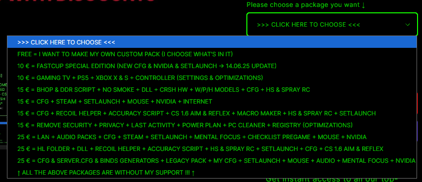 [1.05 #PACKS] BEST VALUE BUNDLES (SOME NOT INCLUDED IN FULL PC + CS) by p0NDENUSH *DISCOUNTS*